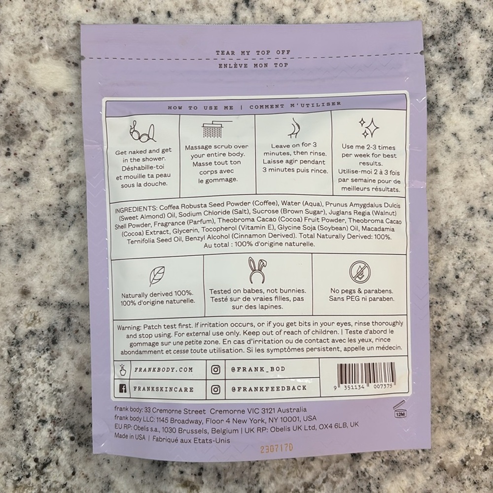 frank body Cacao Coffee Scrub - Picture 4 of 4